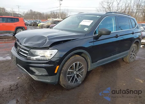 2021 Volkswagen Tiguan 2.0T Se/2.0T Se R-Line Black/2.0T Sel из США, поврежденный, VIN 3VV2B7AX3MM057787